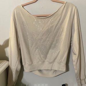 Pink Victoria’s Secret Tan off the shoulder shirt